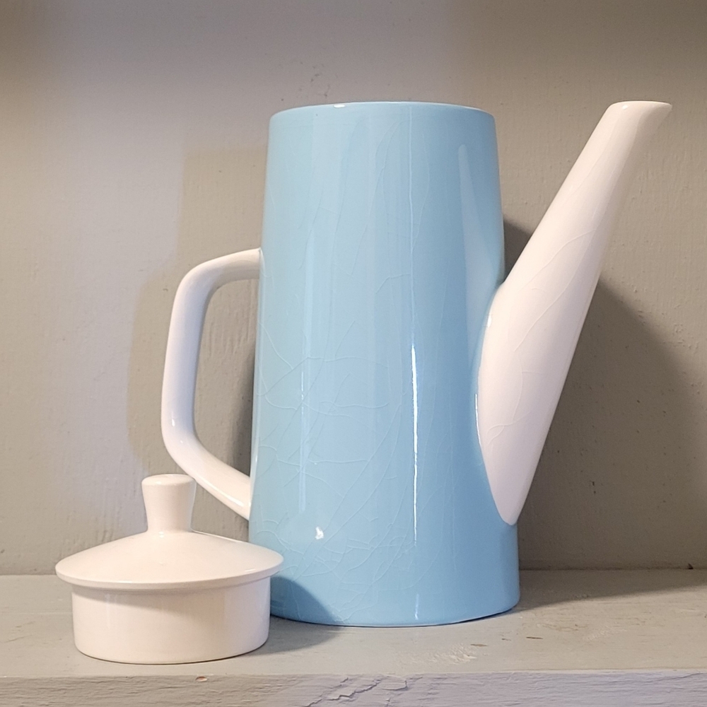Vintage Blue And White Mikasa Teapot - Picture 5 of 13